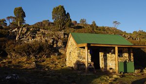 the hut at Lake Nameless