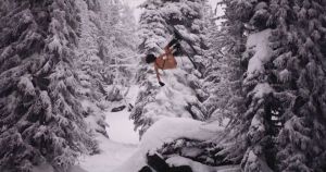 Safety first. Always wear an avalanche beacon.