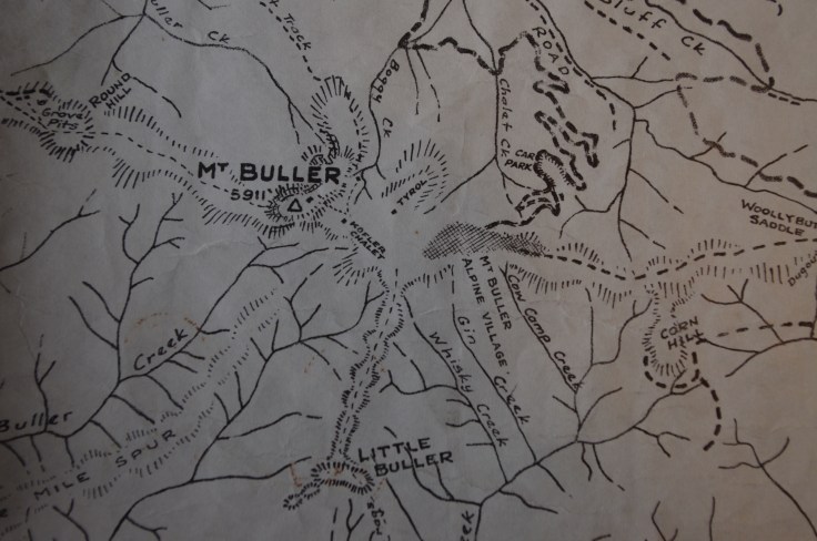 Mt Buller, 1959. Before the ski runs changed the mountain