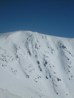 View of line and main chute on North Carruthers