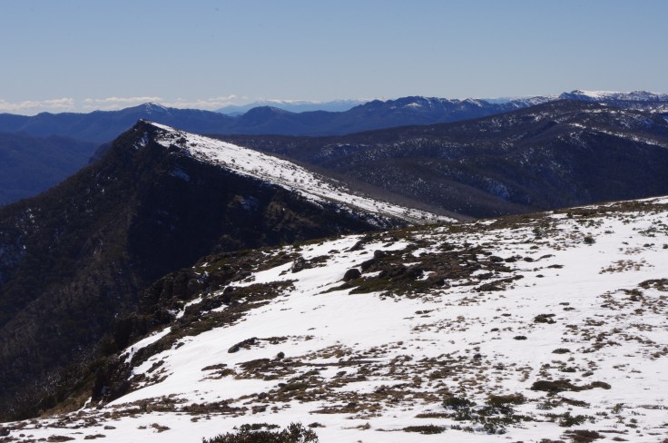 Looking from The Bluff over Mt Eadley Stoney towards The Crosscut Saw on the horizon