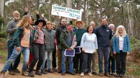 lily-dambrosio-announcing-protection-strathbogie-forestsmall