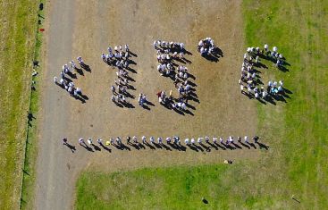 1.5oC sign at Hepburn Feb 2020